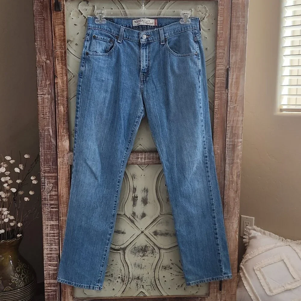 Levi's 505 NOUVEAU LOW STRAIGHT JEANS 10M